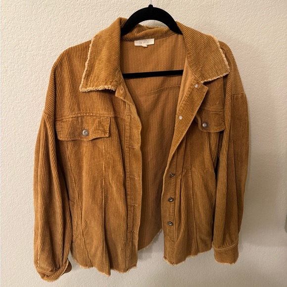 Tan Corduroy Jacket - Picture 1 of 3